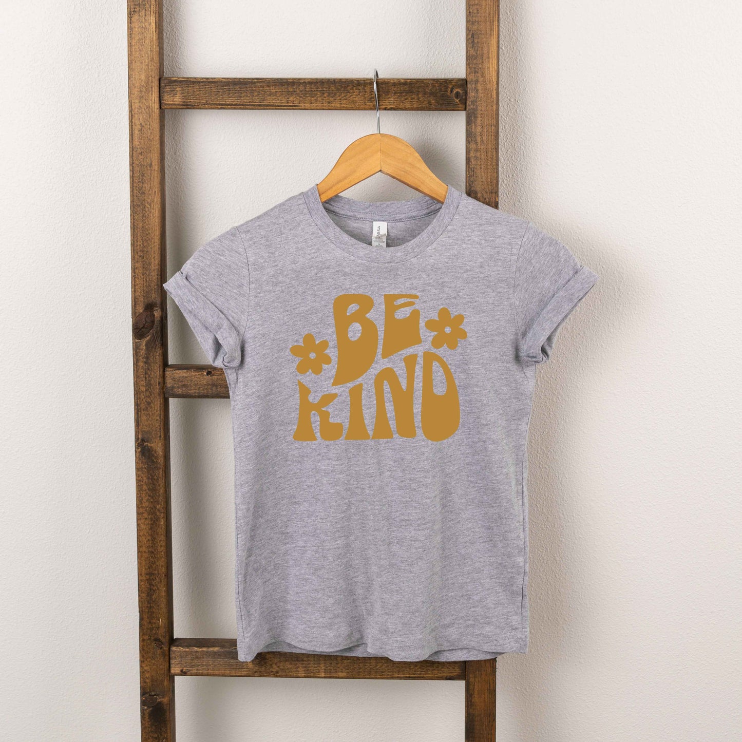 Be Kind Daisies | Toddler Short Sleeve Crew Neck