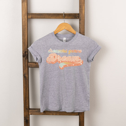 Retro Dreamers Gonna Dream | Toddler Short Sleeve Crew Neck