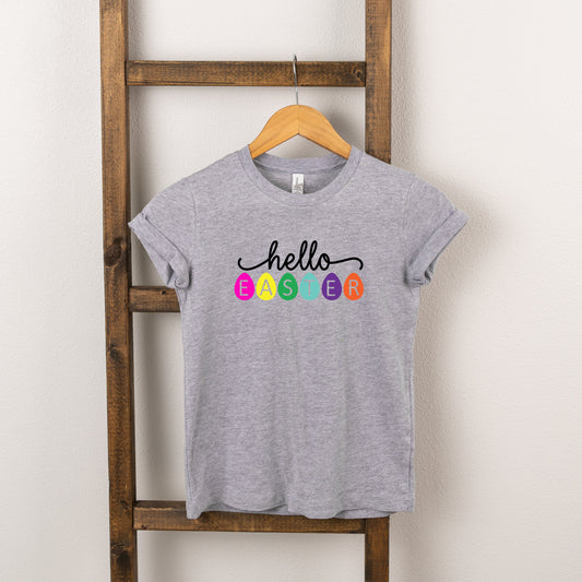 Hello Easter Eggs | Toddler Graphic Short Sleeve Tee