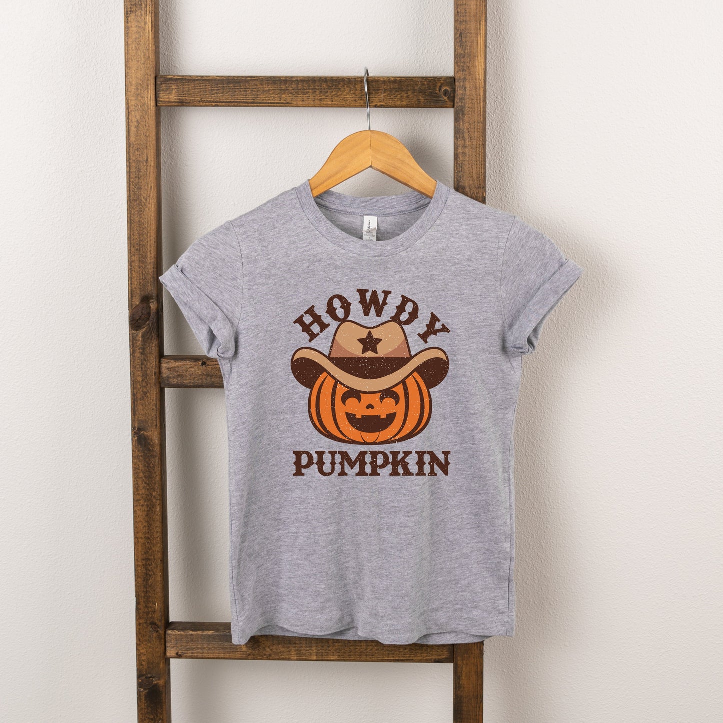 Howdy Pumpkin Hat | Youth Graphic Short Sleeve Tee