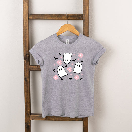 Ghost Flowers | Toddler Short Sleeve Crew Neck