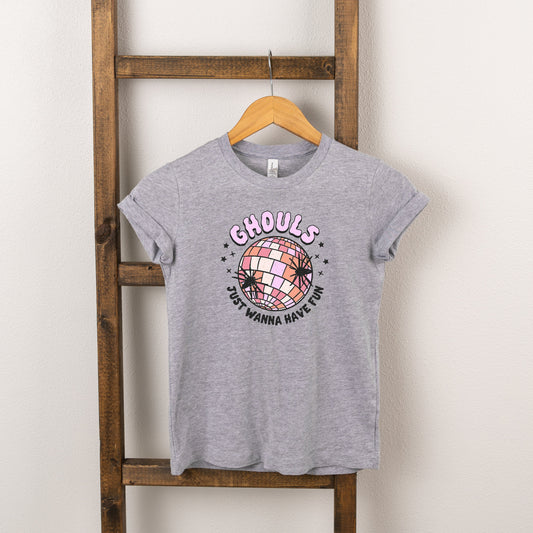 Ghouls Disco Ball | Toddler Short Sleeve Crew Neck