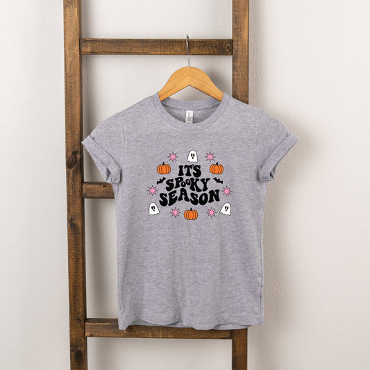 It's Spooky Season Ghost | Toddler Short Sleeve Crew Neck