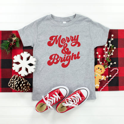 Bold Merry and Bright | Toddler Short Sleeve Crew Neck