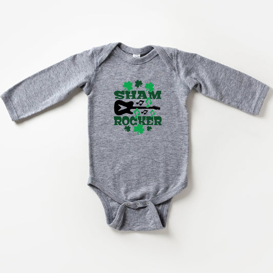 Shamrock Rocker | Baby Long Sleeve Onesie