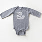 Mad Love For My Daddy Distressed | Baby Long Sleeve Onesie