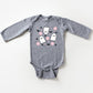 Ghost Flowers | Baby Long Sleeve Onesie