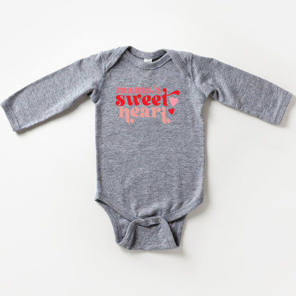 Mama's Sweet Heart | Baby Long Sleeve Onesie