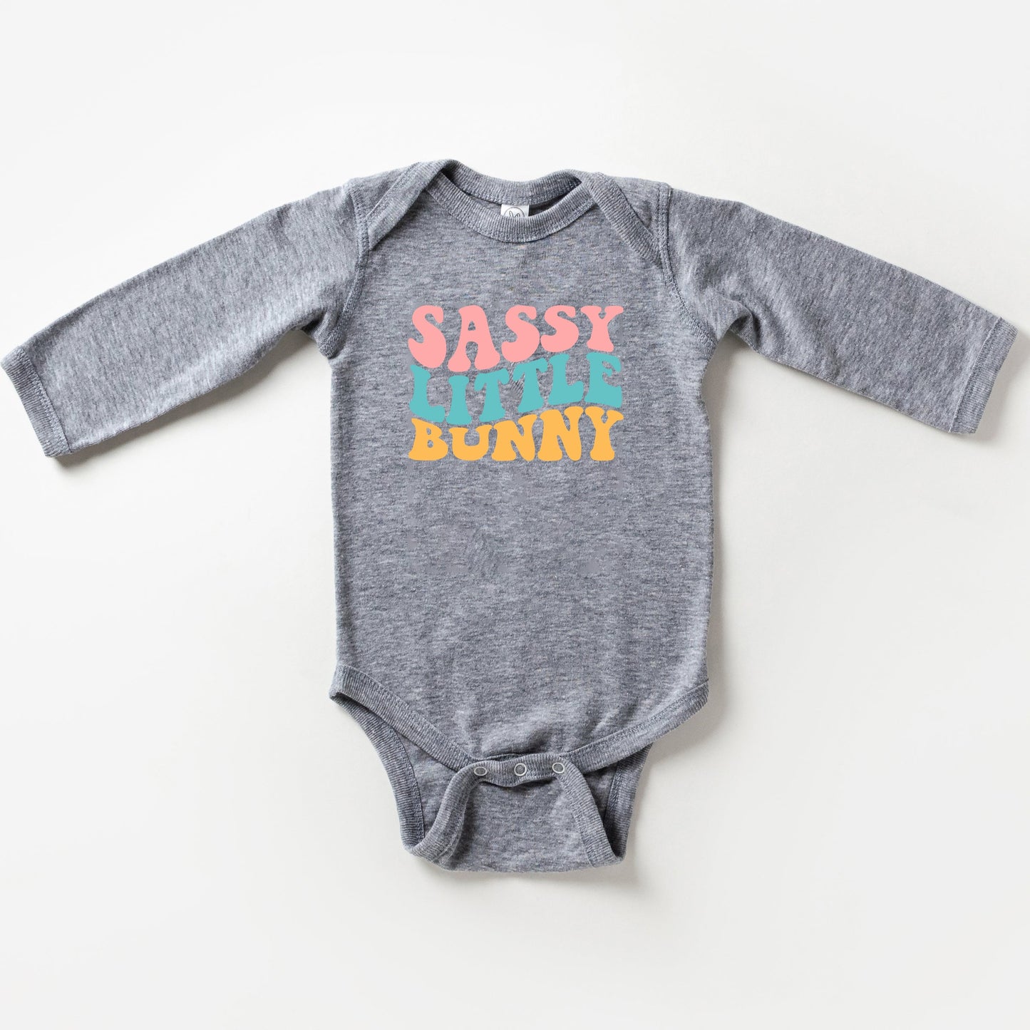 Sassy Little Bunny | Baby Long Sleeve Onesie