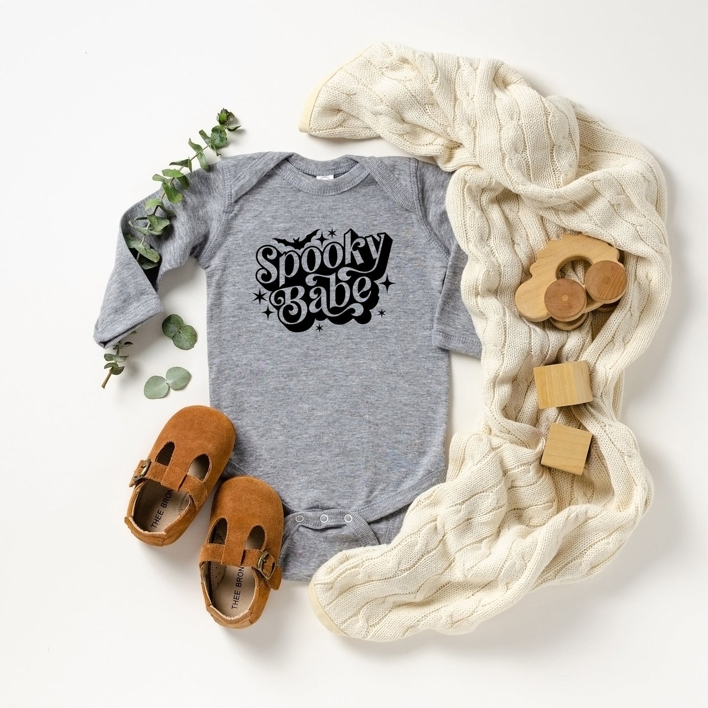 Spooky Babe Bats | Baby Long Sleeve Onesie