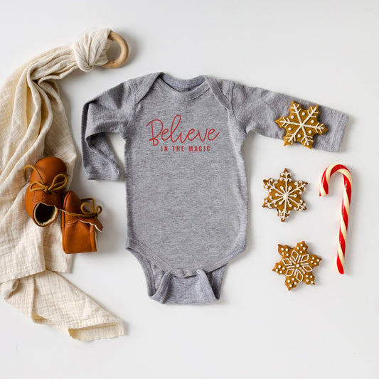 Believe In The Magic | Baby Long Sleeve Onesie