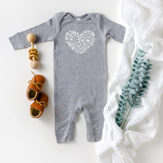 Christmas Heart | Baby Romper