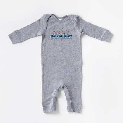 Made In America Stacked | Baby Romper