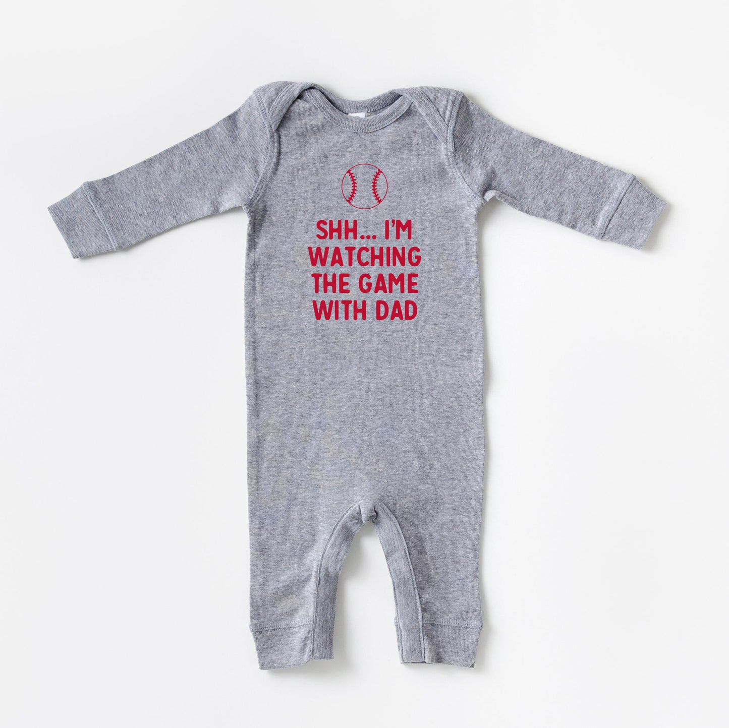 Watching The Game With Dad | Baby Romper