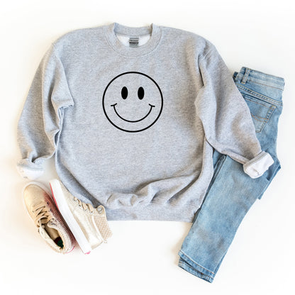 Smiley Face Outline | Youth Sweatshirt