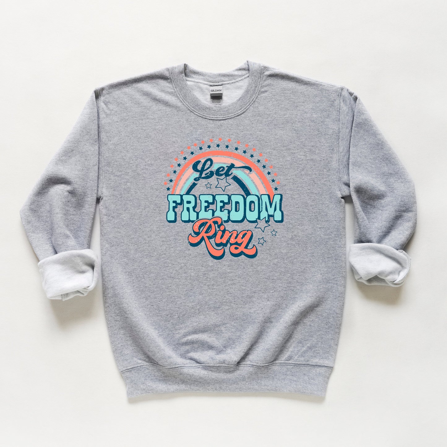 Let Freedom Ring Rainbow | Youth Sweatshirt