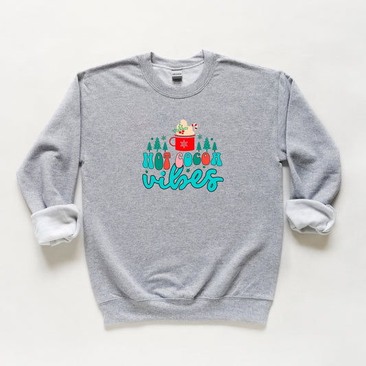 Retro Hot Cocoa Vibes | Youth Sweatshirt
