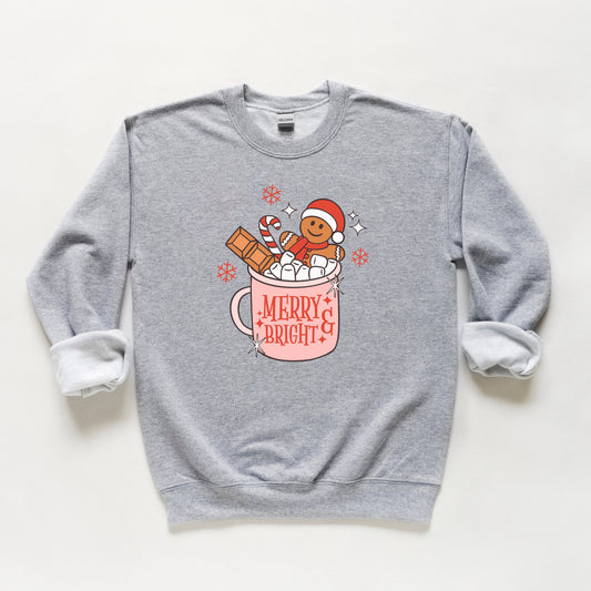 Merry And Bright Mug | Youth Sweatshirt