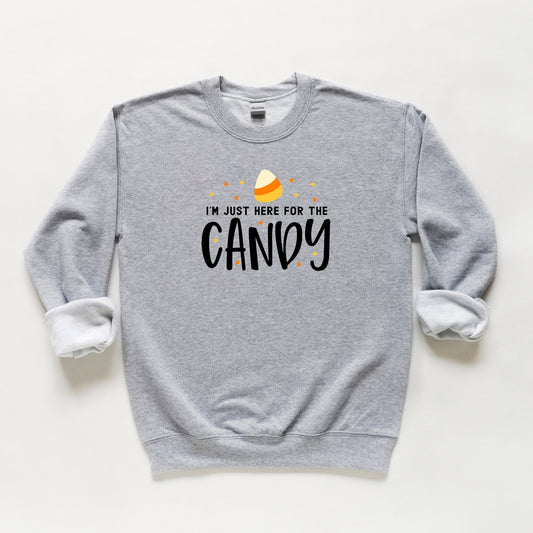 Here For The Candy | Youth Sweatshirt