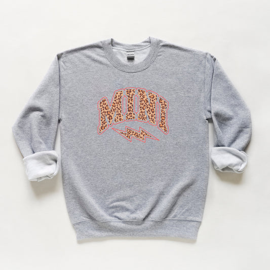 Mini Leopard Lightning Bolt | Youth Sweatshirt