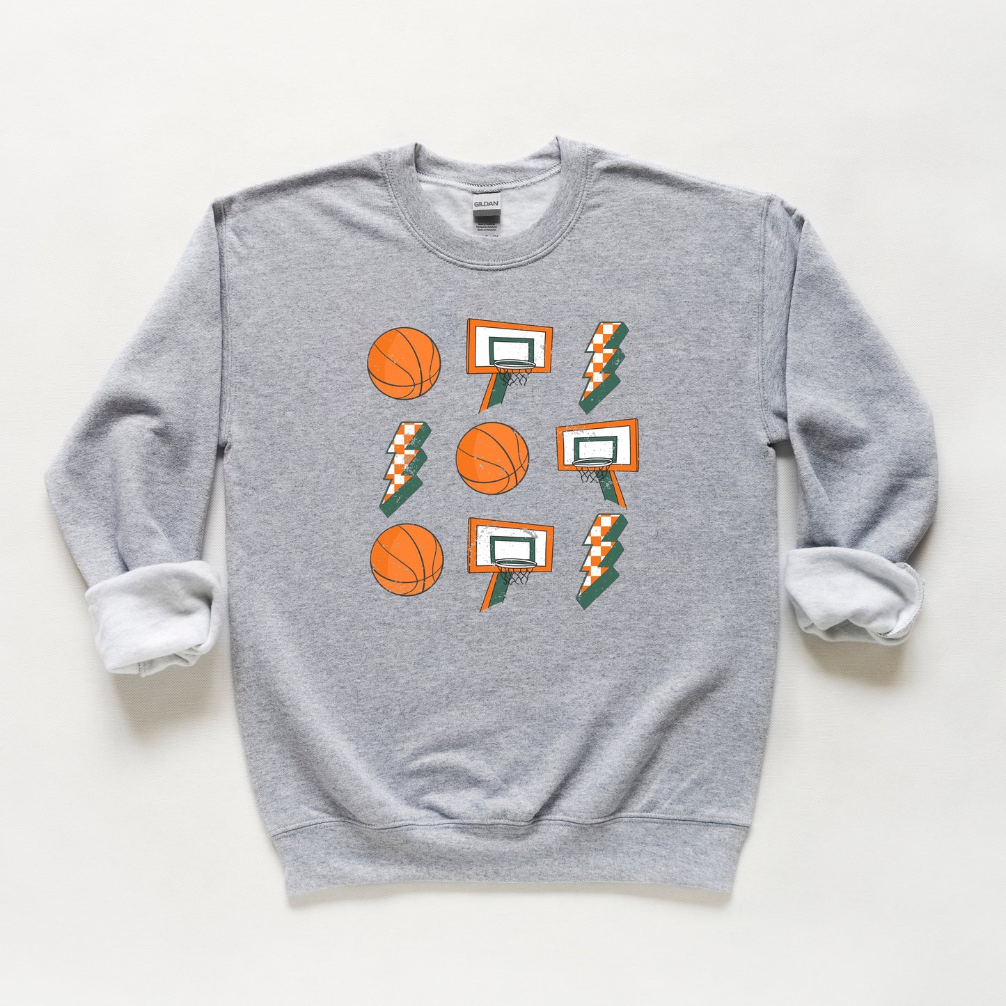 Basketball Collage | Youth Sweatshirt