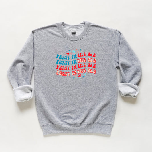 Party In The USA Wavy | Youth Sweatshirt