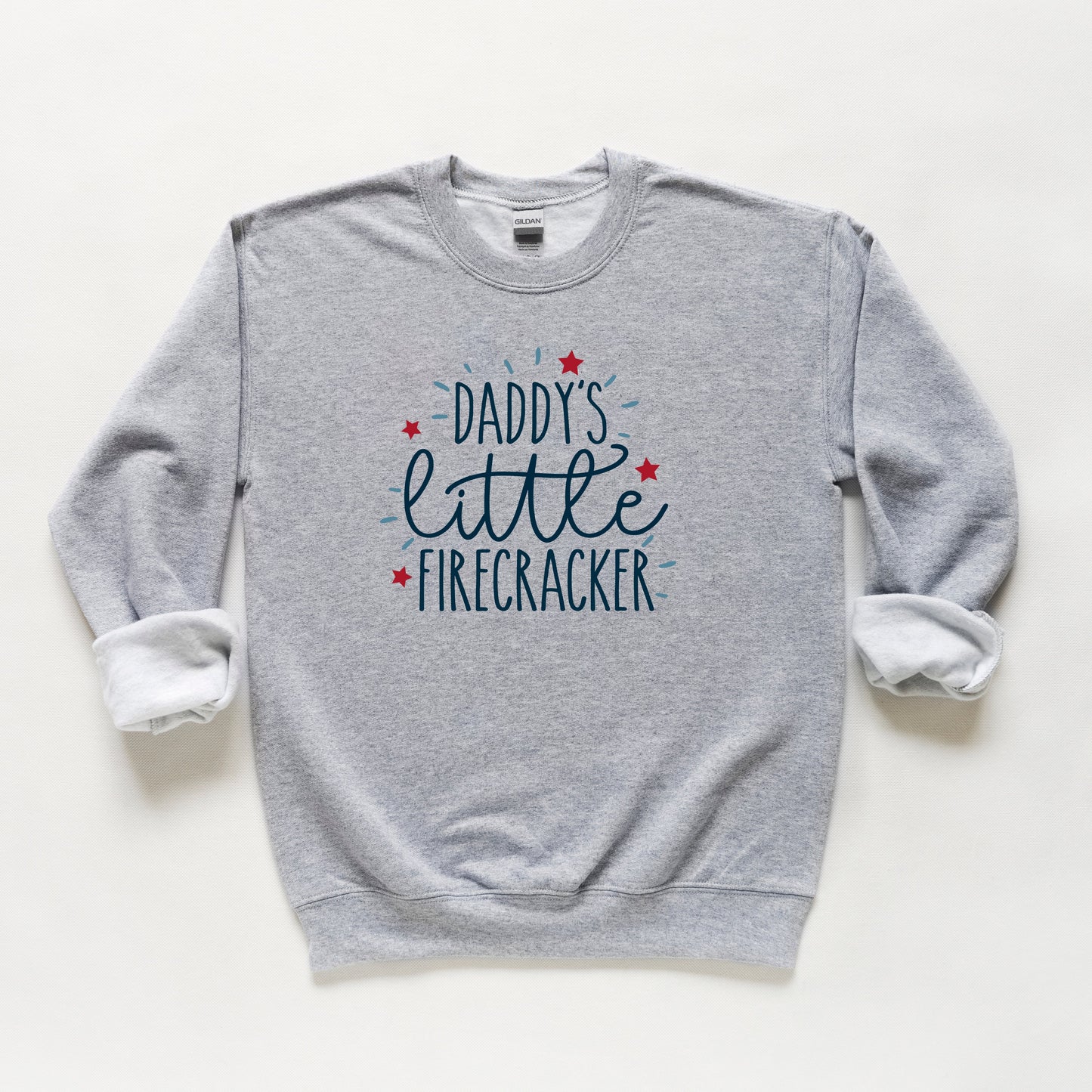 Daddy's Little Firecracker | Youth Sweatshirt