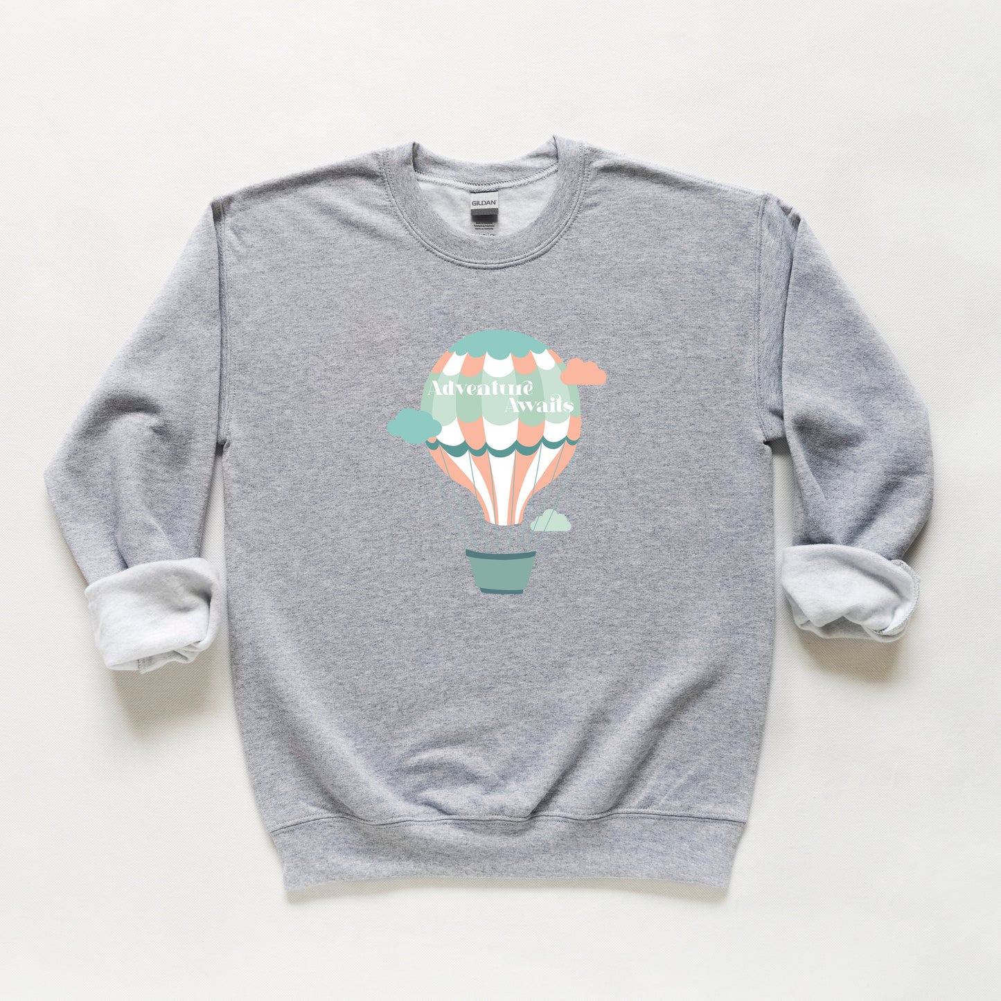 Adventure Awaits Clouds | Youth Sweatshirt