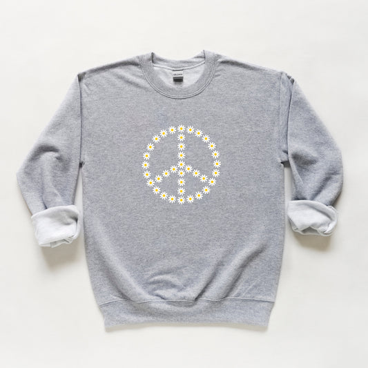Daisy Peace Sign | Youth Sweatshirt
