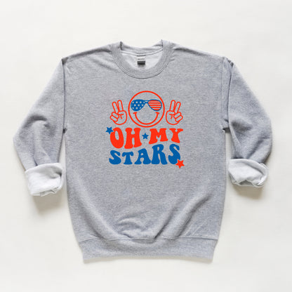 Oh My Stars Smiley Face | Youth Sweatshirt