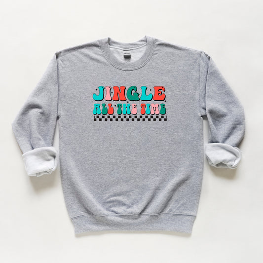 Retro Jingle All The Time | Youth Sweatshirt