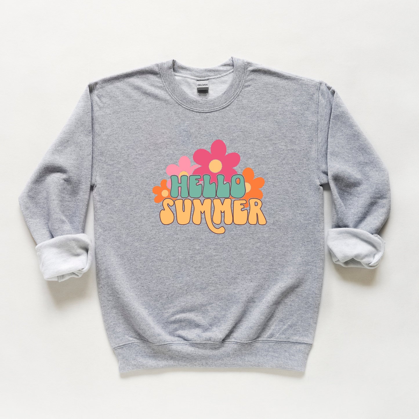 Hello Summer Flowers | Youth Sweatshirt