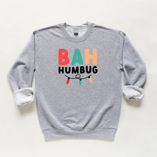 Bah Humbug Lights | Youth Sweatshirt