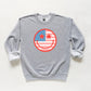 Flag Smiley Face | Youth Sweatshirt