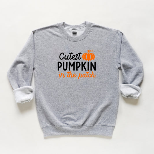 Cutest Pumpkin In The Patch Colorful | Youth Sweatshirt