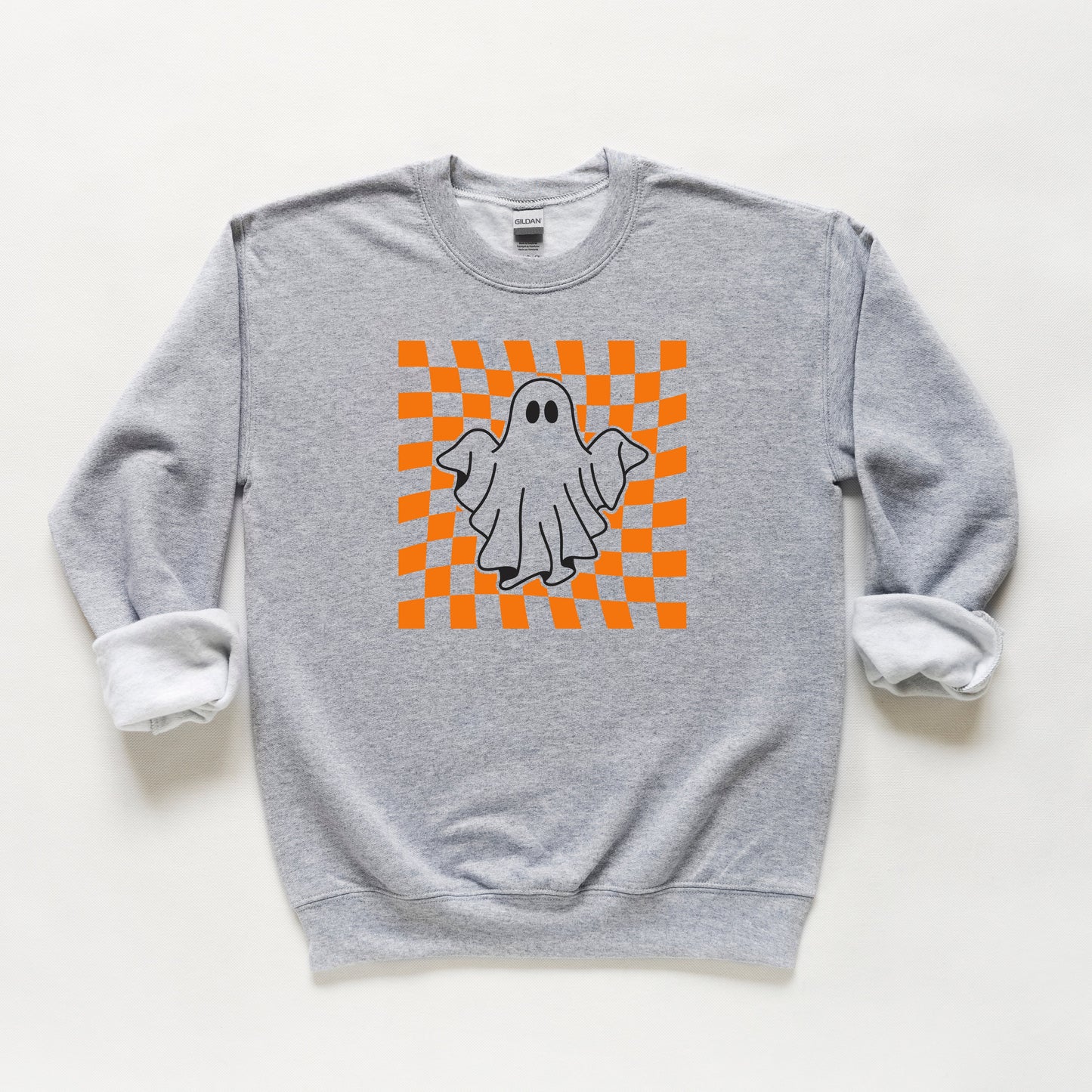 Checkered Ghost | Youth Sweatshirt