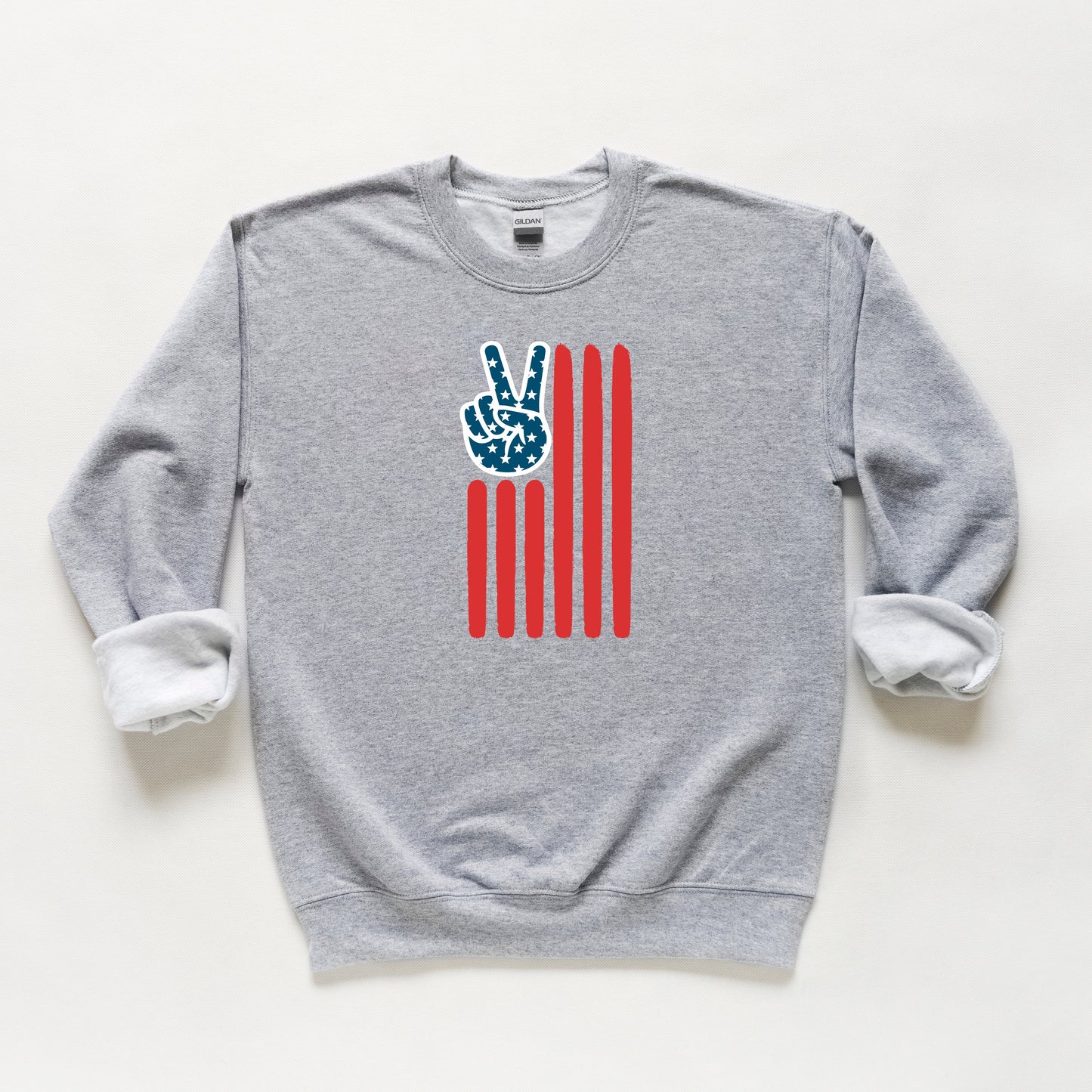 Flag Peace Sign | Youth Sweatshirt