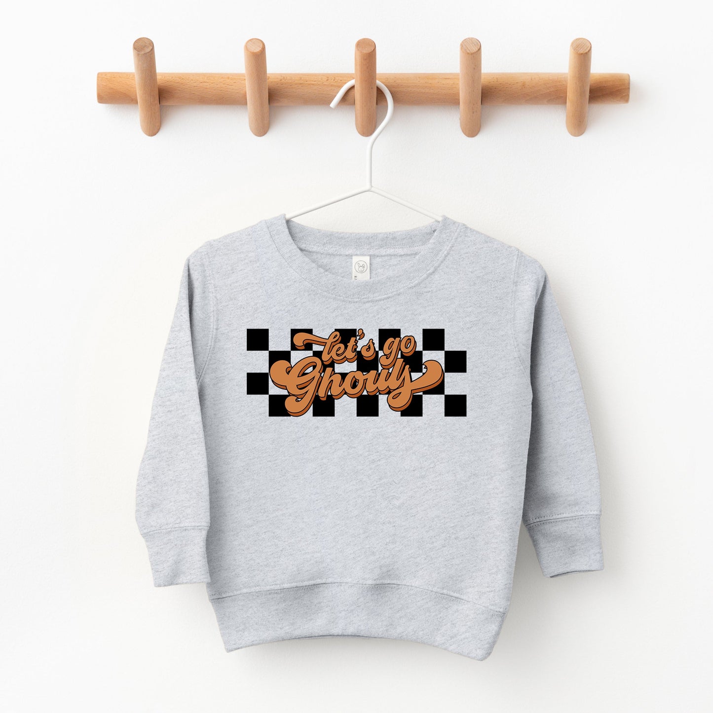 Let's Go Ghouls Checkered | Toddler Sweatshirt