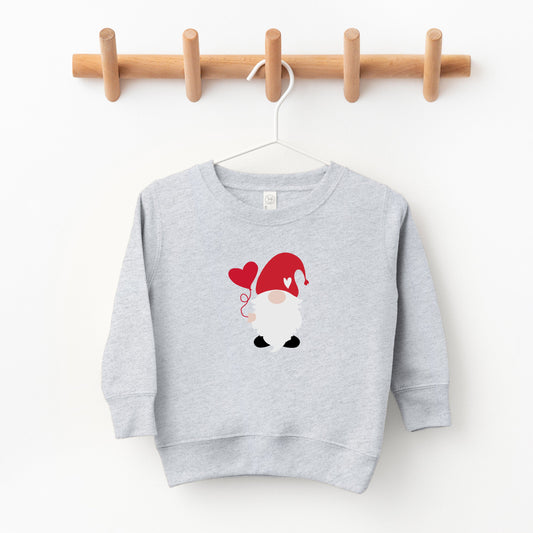 Balloon Heart Gnome | Toddler Sweatshirt