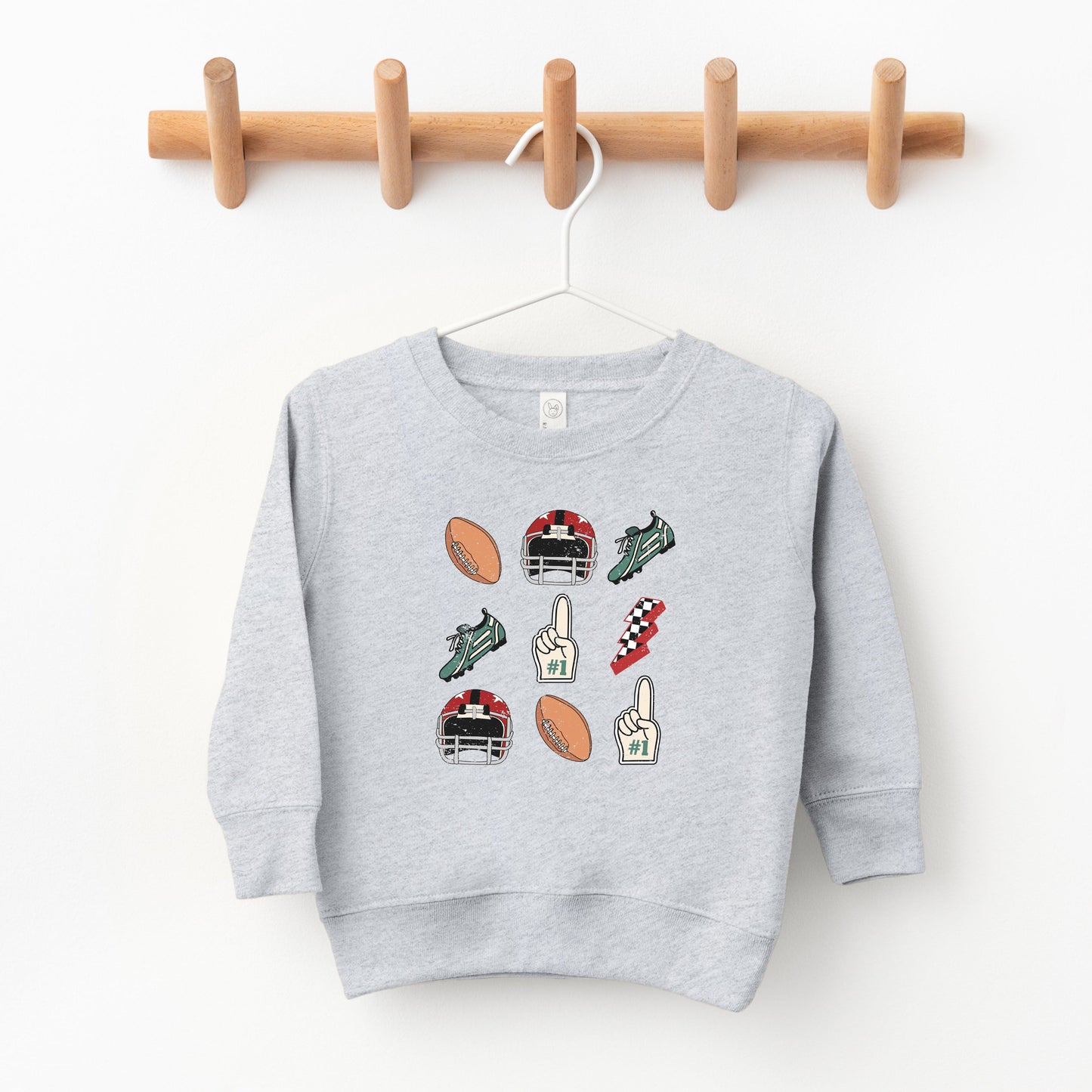 Football Collage | Toddler Sweatshirt