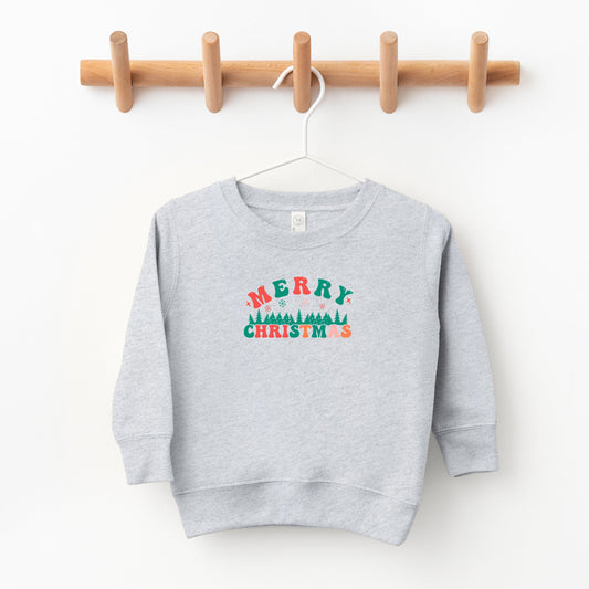 Merry Christmas Trees | Toddler Sweatshirt