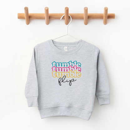 Tumble Flip Stacked | Toddler Sweatshirt