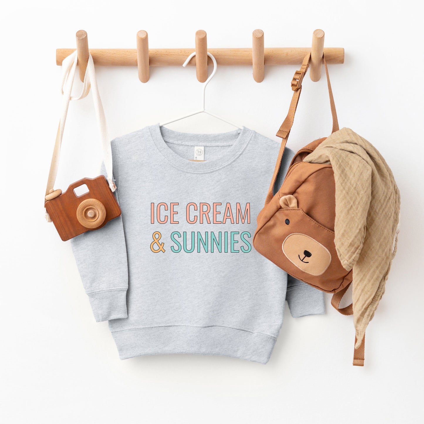 Ice Cream And Sunnies | Toddler Sweatshirt