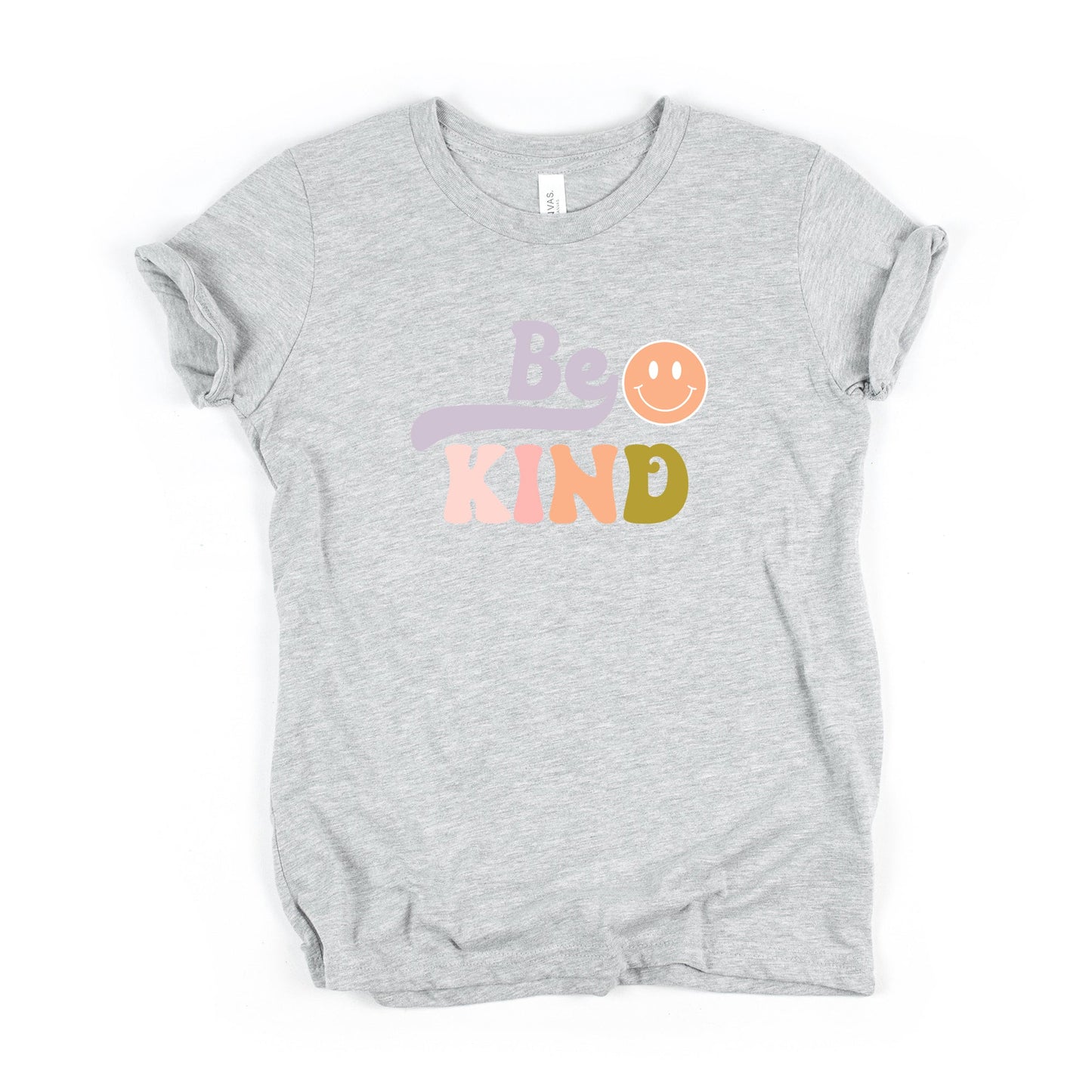 Be Kind Smiley Face | Youth Short Sleeve Crew Neck