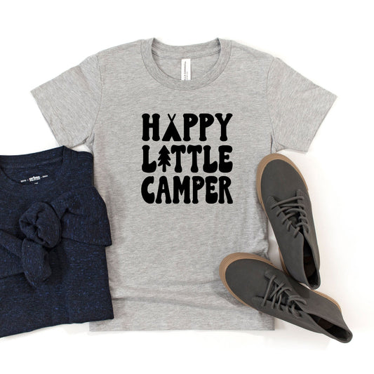 Happy Little Camper | Youth Short Sleeve Crew Neck