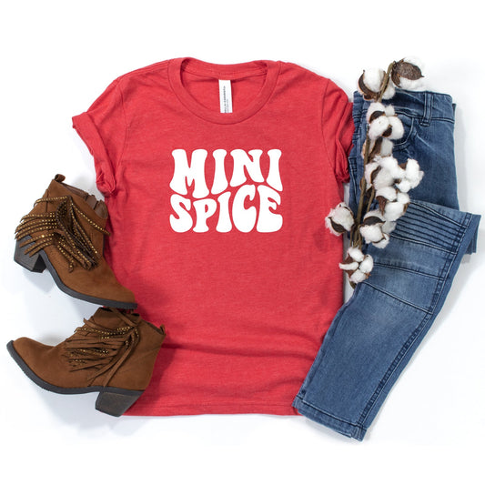 Mini Spice Wavy | Youth Short Sleeve Crew Neck