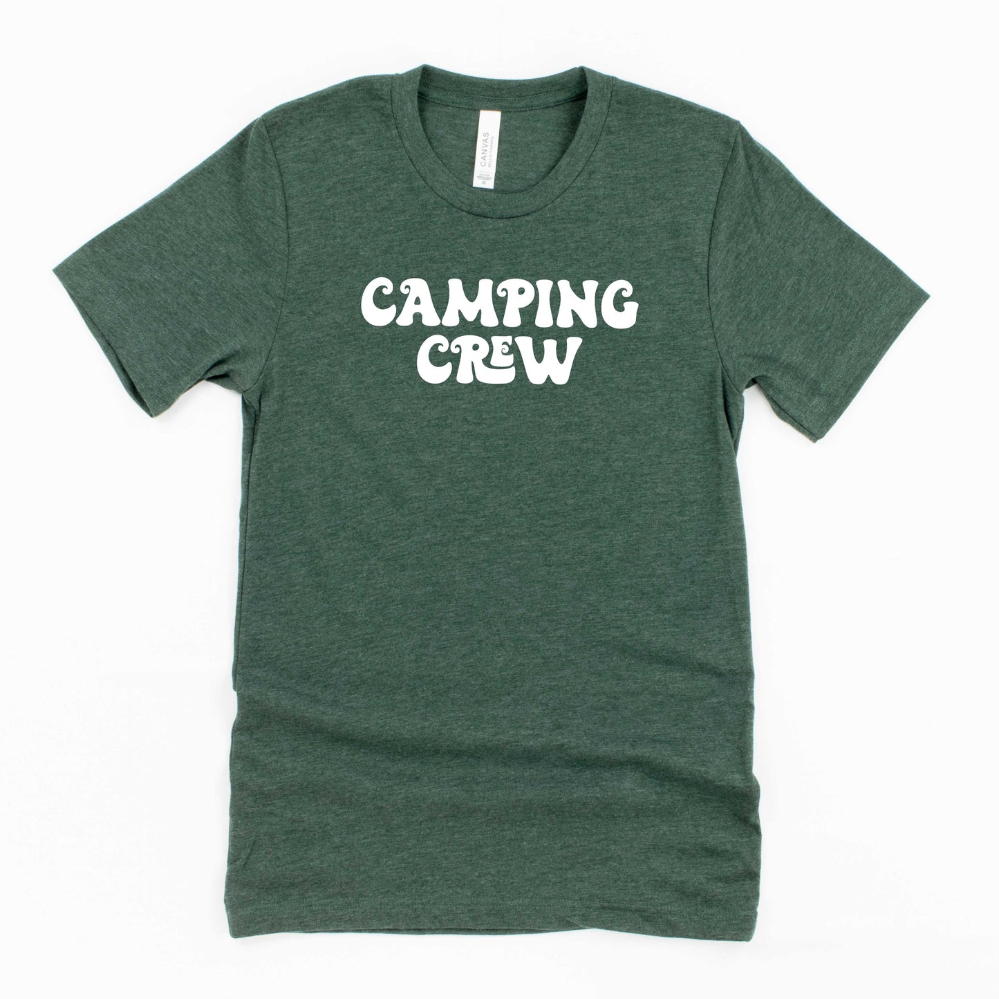 Camping Crew Retro | Youth Short Sleeve Crew Neck