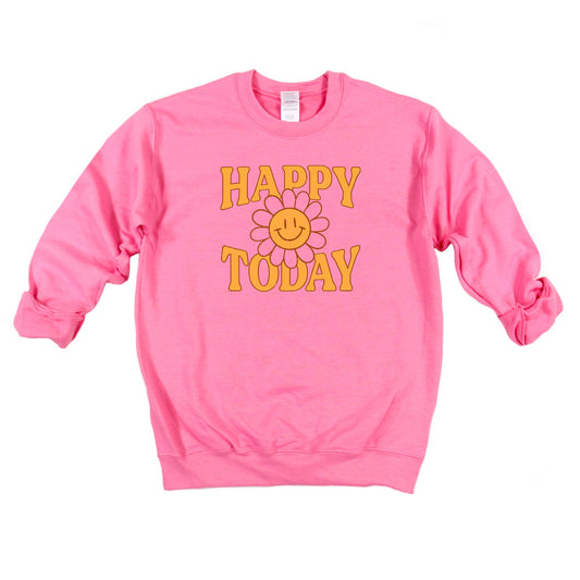 Happy Today Flower | Youth Sweatshirt