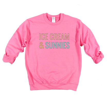 Ice Cream And Sunnies | Youth Sweatshirt