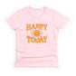Happy Today Flower | Youth Short Sleeve Crew Neck